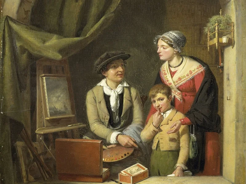 1800-Jean-Baptiste Van Eycken - Diventare un pittore - Rijksmuseum Amsterdam
